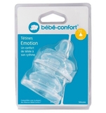 Соска силиконовая Bebe Confort Emotion, круглая, размер S3, от 6 мес., 2 шт. (3102201200) - Pampik - 2