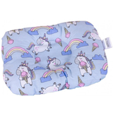Подушка детская MirSon Kids Time 18-0006 Rainbow Unicorn, антиалергенная, закругленная, 20х27 см - Pampik
