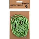 Шнурки для взуття Kite світловідбивні 1.2 м 1 пара салатові (K23-128-4) - Pampik