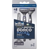 Бритва одноразовая Dorco Pace4 Pro 4 лезвия, 3 шт. - Pampik
