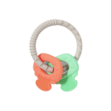 Прорізувач для зубів BabyOno Ключики, ортодонтичний, помаранчевий із салатовим (486/01) - Pampik