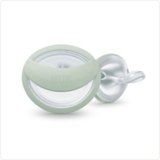 Пустушка ортодонтична Nuk Mommy Feel, розмір 3, зелена/біла, 2 шт. (3952561) - Pampik - 2