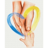 Картина за номерами ZiBi Kids Line Сімейне тепло Svetlana Drab 40х50 см (ZB.64046) - Pampik