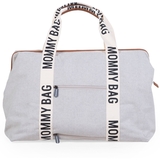 Сумка Childhome Mommy bag Signature - Canvas White, белый (CWMBBSCOW) - Pampik - 7