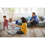 Шезлонг-гойдалка Nuna Leaf Curv Dusk, чорний із сірим - Pampik - 6