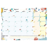 Планер настінний Kite Space на місяць сухостираємий А3 (K22-470-1) - Pampik