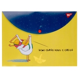 Папка-конверт Yes Гусь, A4, с кнопкой (491738) - Pampik