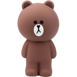 Пенал-подставка Yes SL-03 Line Friends, 18,5х9,5х8 см, коричневый (533372) - Pampik