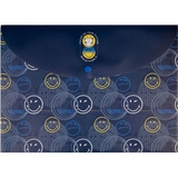 Папка-конверт Yes Smiley World, В5, с кнопкой (492195) - Pampik