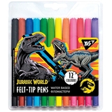 Фломастери Yes Jurassic World, 12 кольорів (650482) - Pampik