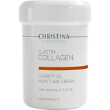 Увлажняющий крем для сухой кожи Christina Elastin Collagen Carrot Oil Moisture Cream With Vitamins A, E & HA 250 мл - Pampik