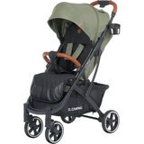 Прогулочная коляска El Camino Loona ME 1090-1 Olive Green, зеленая с черным (25381) - Pampik