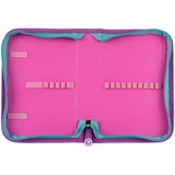 Пенал жесткий Yes HP-02 Good Vibes, 13х21х3 см, бирюзовый с сиреневым (533407) - Pampik - 3