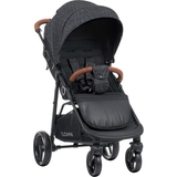 Коляска El Camino X4 ME 1024 Black Lines, черная (25430) - Pampik