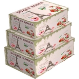 Набор подарочных коробок UFO Paris 3 шт. (8026-SY522 Набір 3 шт PARIS прям.) - Pampik