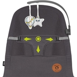 Шезлонг-гойдалка Lionelo June Grey Stone з ігровою дугою, сірий - Pampik - 5