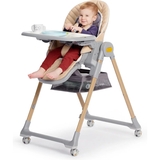 Стільчик для годування Kinderkraft Lastree Beige Wood бежевий (00-00304465) - Pampik - 10