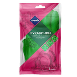 Рукавички господарські Премія, латекс, з ароматом алое, розмір S - Pampik