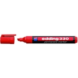 Маркер перманентний Edding Permanent клиноподібний 1-5 мм червоний (e-330/02) - Pampik