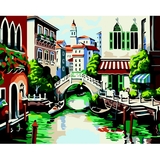 Картина за номерами ZiBi Art Line Венеція 40х50 см (ZB.64183) - Pampik