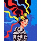 Картина за номерами Santi Стрічки у волоссі, 40х50 см (954368) - Pampik