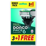Бритвы одноразовые Dorco Pace6 6 лезвий, 4 шт. - Pampik