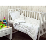 Детский комплект постельного белья Руно Bamboo Style бамбук 105х140 см белый (923.52_Bamboo Style_demi) - Pampik