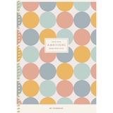 Зошит для записів Genius В5, в клітинку, спіраль, 80 л., Велиі кружечки (B5-SC-080-6096K) - Pampik