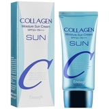 Сонцезахисний крем з колагеном Enough Collagen Moisture Sun Cream SPF50+ PA++++, 50 мл - Pampik