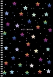 Тетрадь для записей Student А5, в клеточку, спираль, 80 л., Звезды(A5-SC-080-6093K) - Pampik