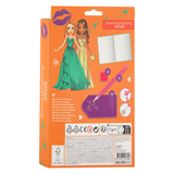 Блокнот А5 Besties, Діамантовий розпис у твердій палітурці, помаранчевий (961005) - Pampik - 2