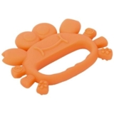 Прорізувач силіконовий Baboo Crab, 4+міс., помаранчевий (6-108) - Pampik