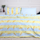 Підковдра на блискавці MirSon Ranforce Elite Еar of wheat 17-0588, ранфорс, 140х110 см, блакитна з жовтим - Pampik - 3