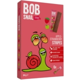 Конфета фруктово-ягодная Bob Snail Яблочно-клубничный страйп, 84 г (6 шт. х 14 г) - Pampik