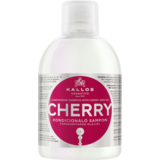 Шампунь для волос Kallos Cosmetics KJMN Cherry восстанавливающий с маслом вишневых косточек, 1 л - Pampik