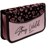 Пенал жесткий Yes HP-02 Wild kitty, 13х21х3 см, коричневый (533114) - Pampik - 2