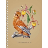 Блокнот для записей Student, В6, в клеточку, спираль, 80 л., Edem Попугай (B6-SC-080-6104K) - Pampik