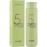 Шампунь Masil 5 Probiotics Apple Vinegar Shampoo, з пробіотиками та яблучним оцтом, 300 мл - Pampik