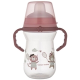 Кружка тренувальна Canpol babies First Cup Bonjour Paris, 250 мл, рожевий (56/613_pin) - Pampik