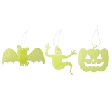 Набор Yes! Fun Halloween Monster team Подвески светящиеся в темноте, 3 шт. (974347) - Pampik