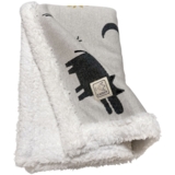 Дитяча ковдра Kaiser Зоо зима, 100х80 см, біло-сірий (65219) - Pampik