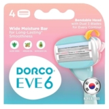 Картриджи Dorco для системы Eve6 6 лезвий, 4 шт. - Pampik