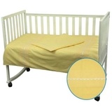 Комплект постільної білизни Руно Веселий горошок, бавовна, дитячий, жовтий (932ВГУ_Жовтий) - Pampik