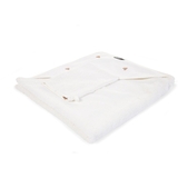 Рушник з капюшоном Childhome Hearts, 80x80 см, білий (CCBCJOH) - Pampik - 3