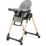 Стілець Peg-Perego Prima Pappa Follow Me Amblance Ice, преміум сірий (IH01000002BL73) - Pampik