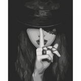 Картина за номерами ArtCraft Просто помовчи 40x50 см (10303-AC) - Pampik