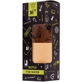 Бутылка для воды Yes by Andre Tan Light, 500 мл, белая с бежевым (707372) - Pampik - 3