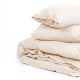 Комплект постельного белья MirSon Natural Linen Amalia лен детский оранжево-розовый (2200008248697) - Pampik - 2