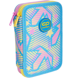 Пенал з наповненням ТМ CoolPack Jumper 2 , 2 відділення, 19,5х12,5х4см, блакитний (E66537) - Pampik