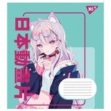 Набір зошитів Yes Anime cartoons, в клітинку, 18 аркушів, 25 шт. (766577) - Pampik